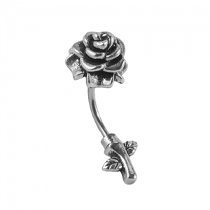 Piercing Microbell Curvo Modelo 3 Aço 316L